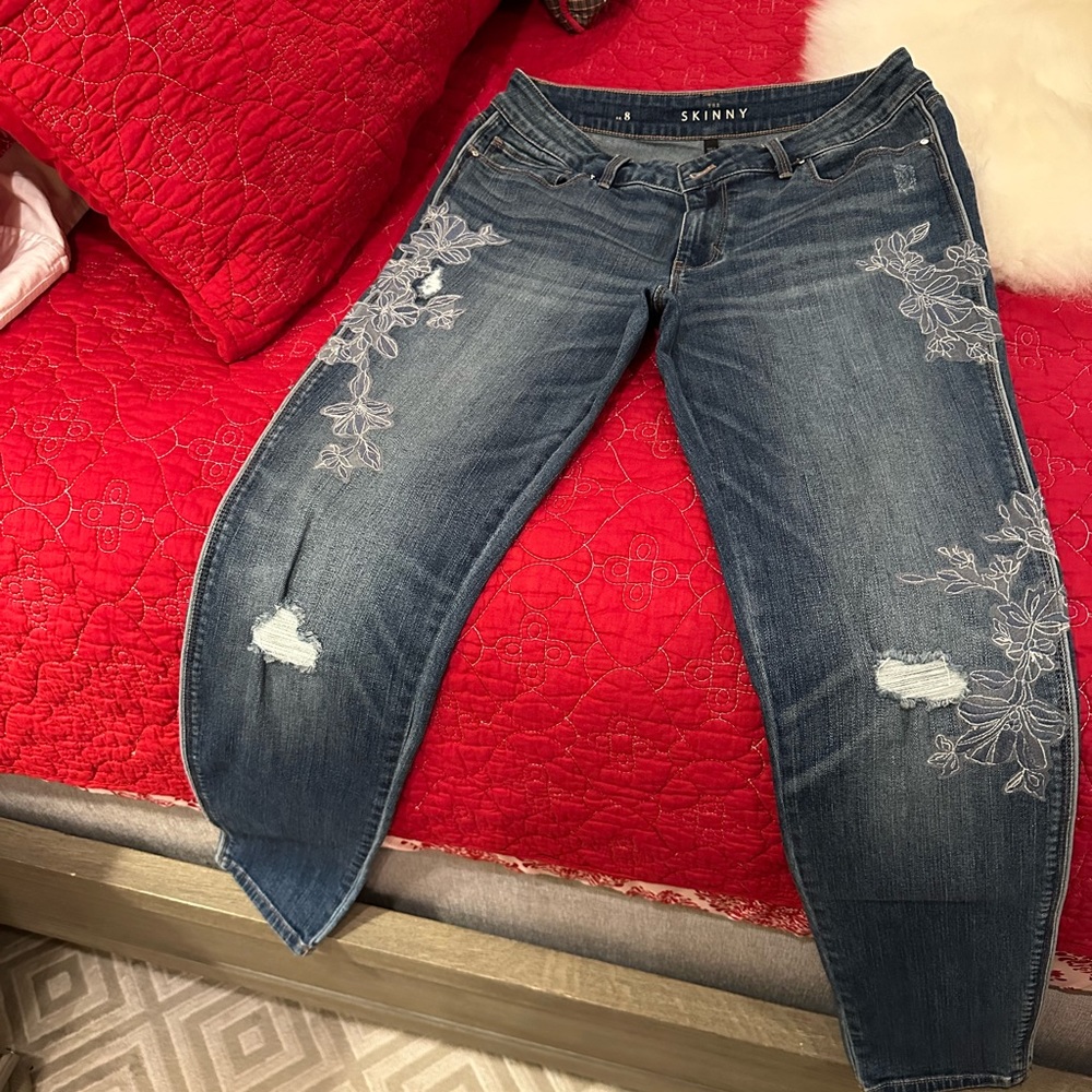 White Black Brand skinny size 8